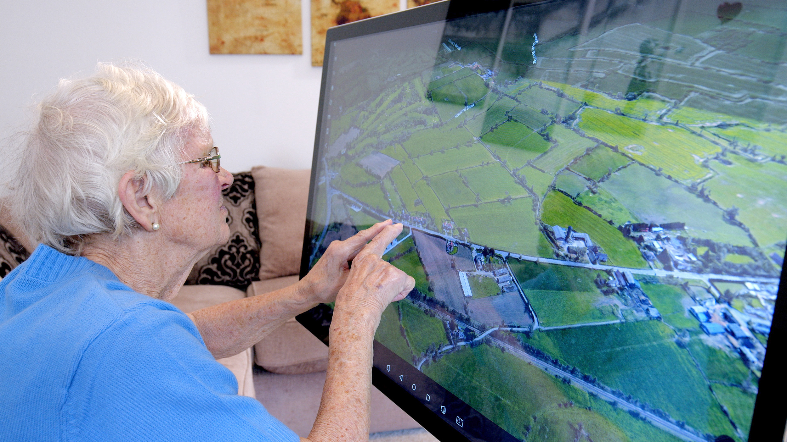 interactive touch screen cheshire