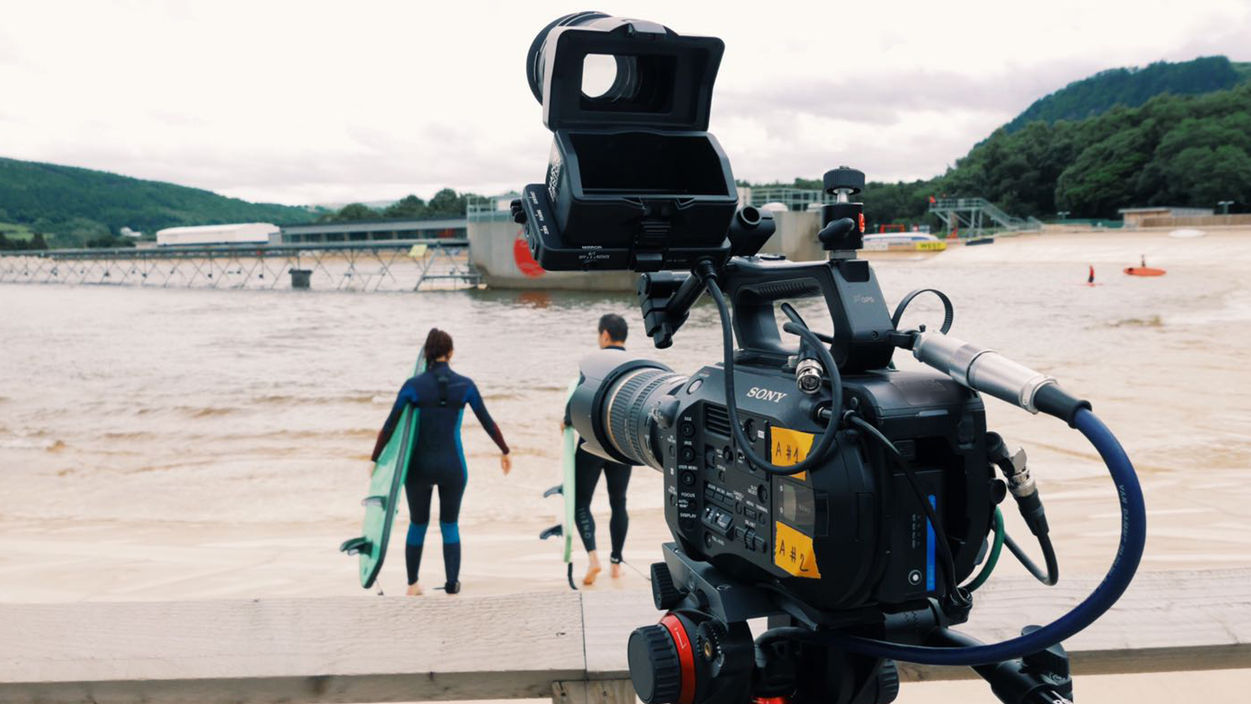 beach surfing videography filming